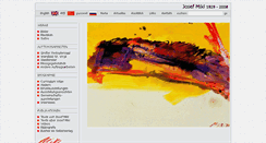 Desktop Screenshot of josef-mikl.com